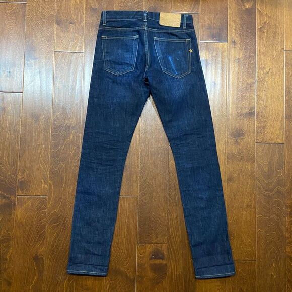 Brave Star Selvedge Skinny Japanese Raw Denim Blue Jeans USA Made Men's 30 x 34 - Picture 7 of 14